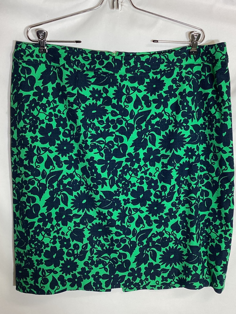 BODEN 'Martha' Navy/Green Pencil Skirt Size 14